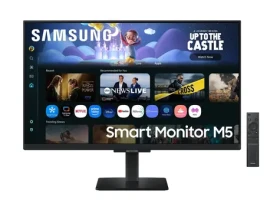 27" Samsung SMART Monitor M5 M50F čierna / SMART monitor / IPS / 1920x1080 / 60 Hz / Wi-Fi / Bluetooth / 2x HDMI (LS27FM500EUXEN)