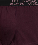 Boxerky Atlantic 3MH-226/25 A'3 S-2XL zeleno-maroun-modrá XL