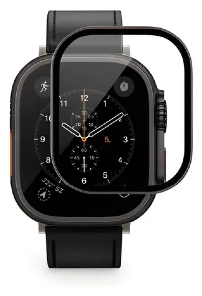 Epico UNUM SapphireShield čierna / Ochranné sklo / Apple Watch Ultra 49mm / zafírové sklo / titánový rámček (73812151300007)