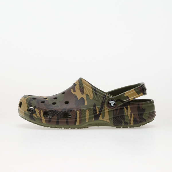 Tenisky Crocs Classic Camouflage Clog Army Green/Multi EUR 43-44