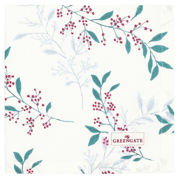 GREEN GATE Bavlnený obrúsok Julani White