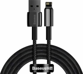 Baseus CALWJ-A01 Kábel USB-A (M) - Lightning (M) 2 m čierna (CALWJ-A01)