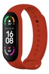 FIXED Silikónový remienok Strap pre Xiaomi Band 7/Mi Band 6/Mi Band 5 červená (FIXSSTB-989-RD)