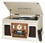 Victrola Navigator 8v1 biela / Gramofón / 3 rýchlosti / Bluetooth / CD / kazeta / rádio / USB (100002203915)