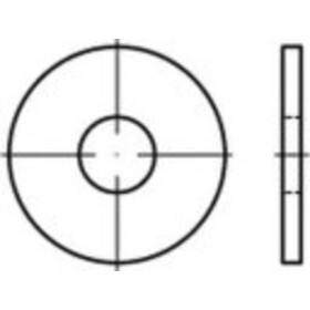 TOOLCRAFT TO-5454756 nitovacie doštičky 13 mm 100 ks; TO-5454756