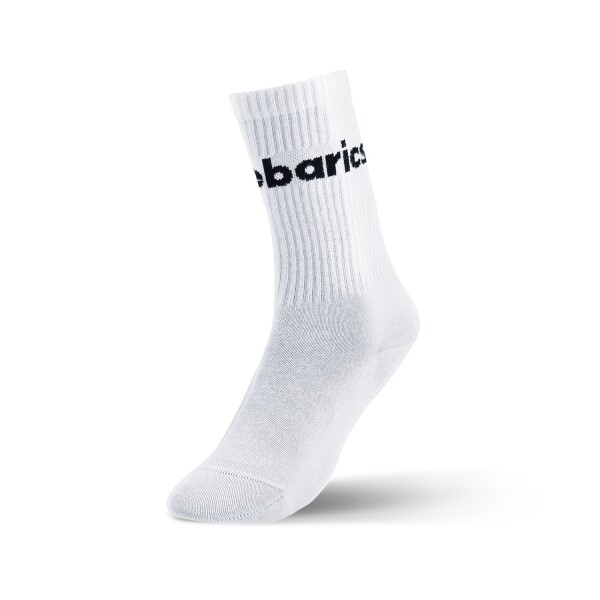 Be Lenka Ponožky barebarics crew white big logo, 1 pár Veľkosť ponožiek: 43-46 EU EUR