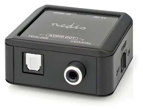 Nedis audio extraktor HDMI / Audio prevodník / TosLink + koax výstup / 192kHz (ACON3425AT)