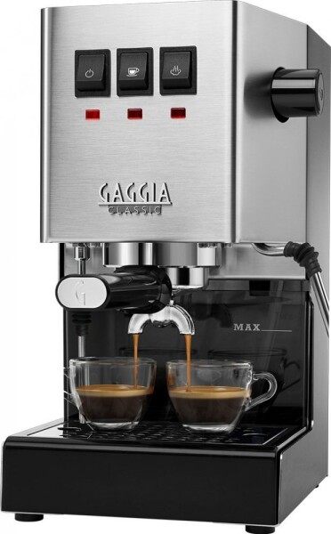 Gaggia RI9481/11 Classic Evo Inox / Pákový kávovar / 1200W / 2.1 l / 15 bar / napeňovacia tryska (RI9481/11)