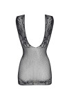 Dámska erotická košieľka Brenda - BEAUTY NIGHT FASHION černá S/L