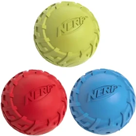 NERF Hračka pre psa Pískacia gumová loptička / Guma / Veľkosť M (80847)
