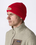 Patagonia Brodeo Beanie Oval Logo: Amanita Red