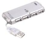 PremiumCord USB 2.0 HUB 4-portový / bez napájania (ku2hub4ws)