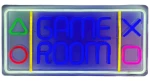 BELINE LED neón lampička Gamepad Game Room / Nástenná dekorácia / 40x20 cm / USB napájanie / Viacfarebná