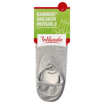 Dámske neviditeľné ponožky BAMBUS SNEAKER SOCKS - BELLINDA - sivé 35 - 38