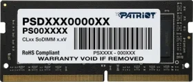 Patriot Signature 16GB (1x16GB) 2666MHz / SO-DIMM / DDR4 / CL19 / Unbuffered / Non-ECC / 1.2V (PSD416G266681S)