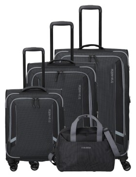 Sada cestovných kufrov Travelite Corsiica S,M,L,BB Black
