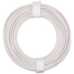 Donau Elektronik 150-015 opletenie / lanko, 1 x 0.50 mm², biela, 10 m; 150-015