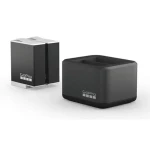 GoPro Duálna dobíjačka batérií + 2 ks batérií Enduro / pre HERO12 HERO11 HERO10 HERO9 Black (ADDBD-211-EU)