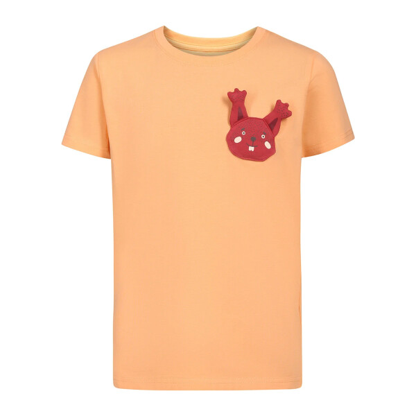 Detské bavlnené tričko NAX NAX OMESO peach 140-146