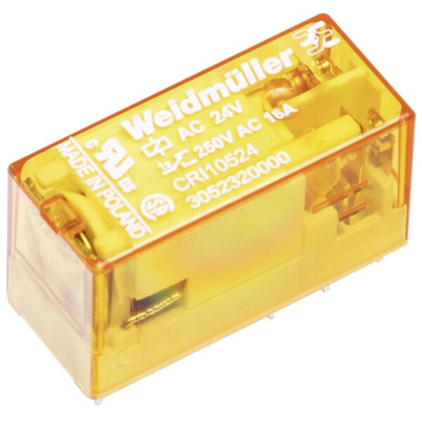 Weidmüller CRI20730 Miniatúrne priemyselné relé, 230 V/AC, 8 A, 2 prepínacie, 10 ks; 3052490000