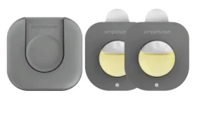 Simplehuman Pohlcovač pachov do odpadkového koša držiak + 2 kapsule (838810024240)