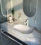 DEANTE - Silia bianco Sprchový stĺp, so sprchovou batériou NQS_A4XM