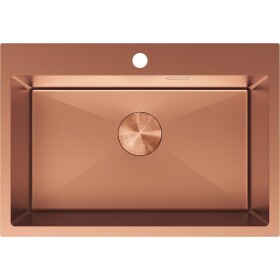MEXEN - Solix oceľový drez 1-bowl 650 x 450 mm, meď 6403651000-65