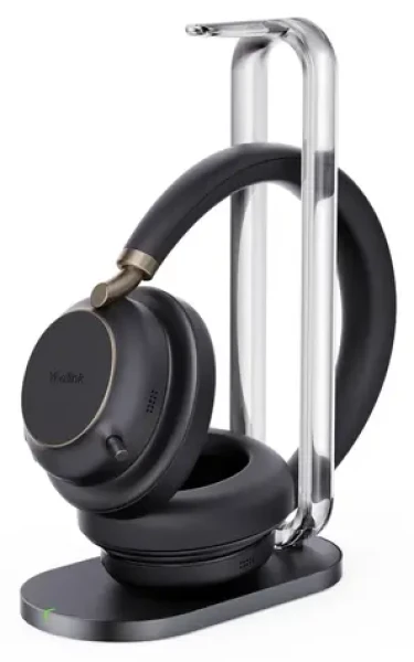Yealink BH76 PLUS Teams čierna / Slúchadlá s mikrofónom / On-ear / Bluetooth 5.3 / nabíjací stojan / USB-C/A (1208699)