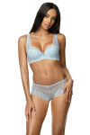 Dámske brazilky 053/54/2 Carmela blue - MAT světle modrá S