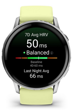 Garmin Venu 4 Smartwatch 45mm silver citrónové