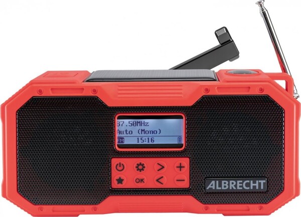 Albrecht Albrecht DR 112 DAB+/UKW Outdoor Kurbelradio