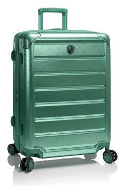 Stredný kufor na kolieskach Heys Alumix M Midnight Green