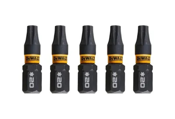 DeWalt Súprava bitov T20 / Extreme Torx / 25 mm / 5 ks (DT7381T)