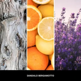 Millefiori Sandalo Bergamotto 500 ml / Náhradná náplň do arómy difuzéra / Drevitá a korenená vôňa (77RESB)