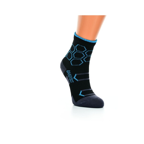 Little Shoes Ponožky šport hexagon kids bf black turquoise, 2 páry Veľkosť ponožiek: 35-38 EU EUR