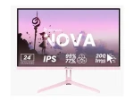 23,8" Arozzi Nova 24T1K200 ružová / Monitor / IPS / Full HD / 200Hz / 1ms / HDMI/DP (AZ-NO-24T1K200-PNK)