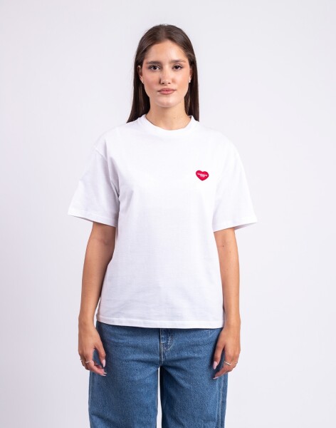 Carhartt WIP W' S/S Heart Patch T-Shirt White/Red M