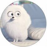 Jedlý papir Tajný život maznáčikov Gidget 19,5 cm - Pictu Hap - Pictu Hap