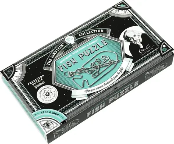 Professor PUZZLE Hlavolam Albert Einstein: Fish Puzzle
