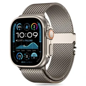Tech-Protect Milano Titan / Remienok pre Apple Watch / milánsky ťah / 44/45/46/49 mm