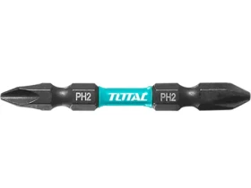 TOTAL-TOOLS Hroty obojstranné PH2+PH2 65mm 10 ks (TACIM16PH233)