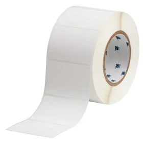 BRADY Odnímateľné polypropylénové štítky / Štítky do tlačiarne / 76x51 mm / biele / 1000 ks / termotransfer (THT-19-449-1)
