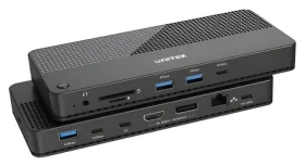Unitek D1079A / Dokovacia stanica / 12v1 / USB4 / HDMI 2.1 8K / DisplayPort 1.4 / PD 100 W / RJ-45 (D1079A)