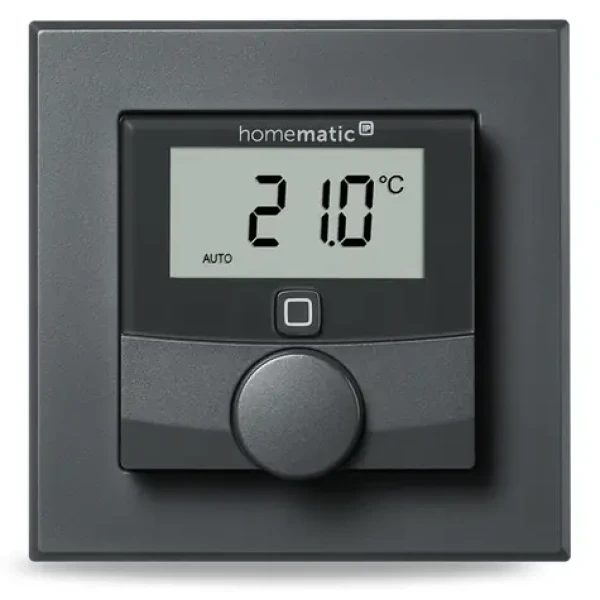 Homematic IP HmIP-WTH-A Nástenný termostat so senzorom vlhkosti antracit (HmIP-WTH-A)