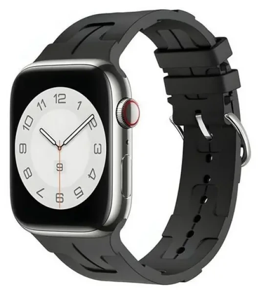 Beline Silicone Ultra čierna / Remienok / Silikónový / Pre Apple Watch 38/40/41 mm