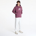 Mikina New Balance Athletics French Terry Logo Hoodie Violet XXL