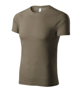 Tričko s farbou unisex army S