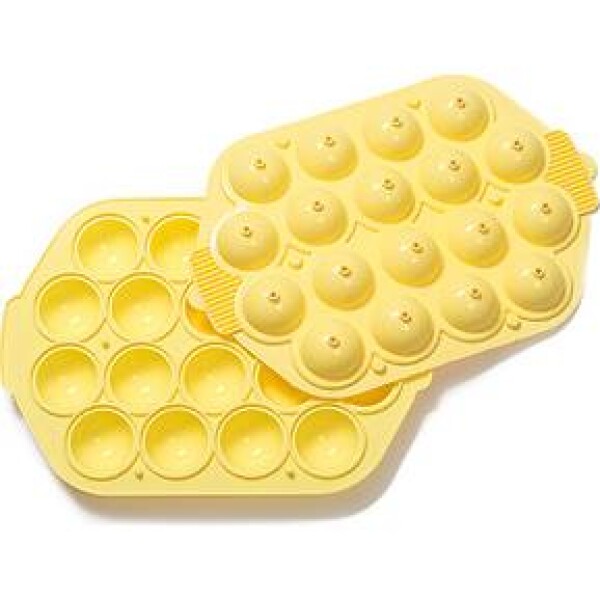 Silikónová forma na 18x cake pops žltá - Decora - Decora