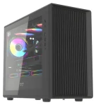 DarkFlash DB460M čierna / Skriňa / M-ATX / ITX / tvrdené sklo / bez ventilátorov / bez zdroja (DB460M Black)
