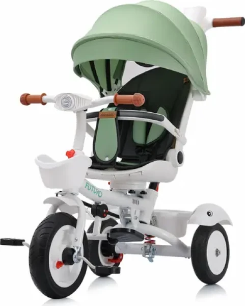 CHIPOLINO Trojkolka so strieškou Futuro 2v1 Green
